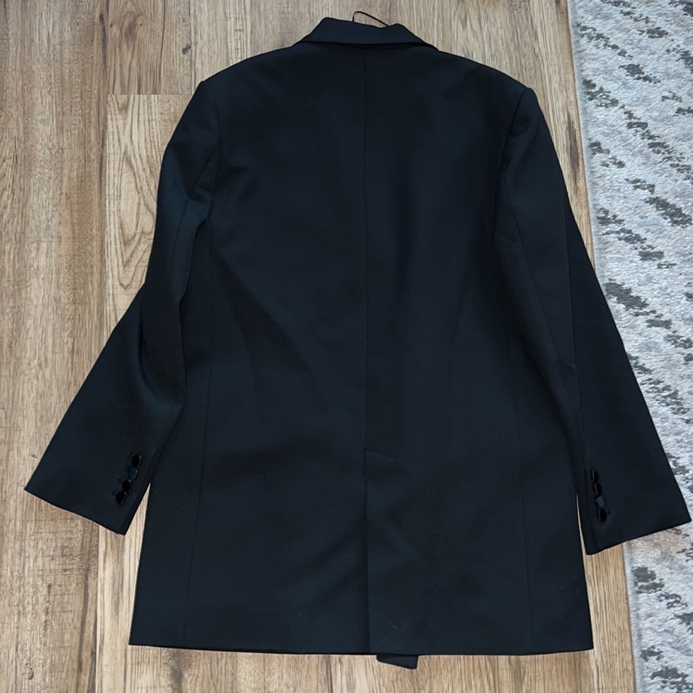 NEW! Zara Tonal Lapel Double Breasted Blazer - Picture 12 of 12